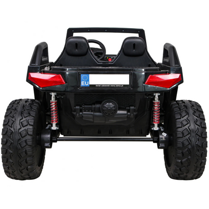 PRÉ-VENDA - Carro Elétrico para Criança BUGGY CLASH 4x4 24v Preto 2 LUGARES, RODAS DE BORRACHA & ASSENTO EM PELE