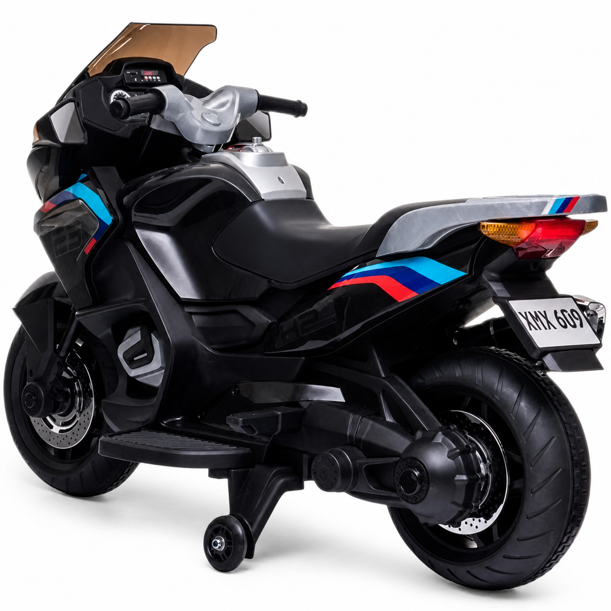 BM Style 12V Preta – mota elétrica para criança (vista 3)