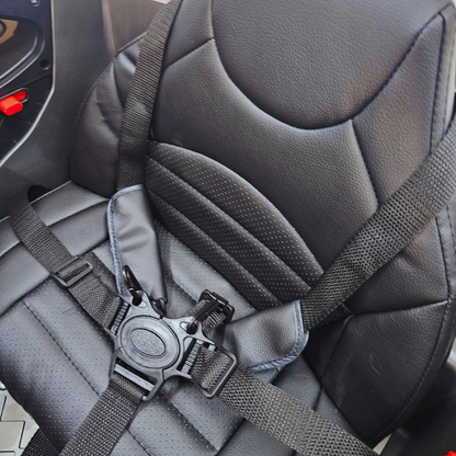 Carro Elétrico para Criança MERCEDES GLC63S 4x4 12v Cinza Metalizado c/ RODAS DE BORRACHA & ASSENTO EM PELE