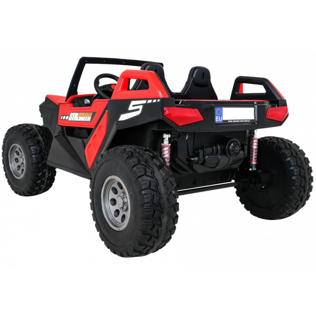 Buggy Clash 4x4 24V Vermelho – carro elétrico para criança (vista 4)