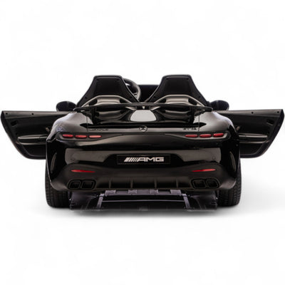 Carro Elétrico para Criança MERCEDES GT63 24v STRONG XXL Preto Metalizado c/ MP4, RODAS DE BORRACHA & ASSENTO EM PELE