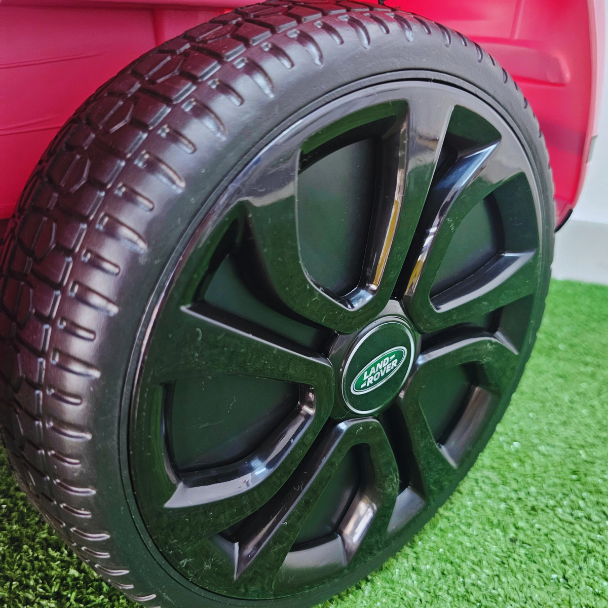 Range Rover Evoque 12V Rosa – carro elétrico para criança (vista 8)