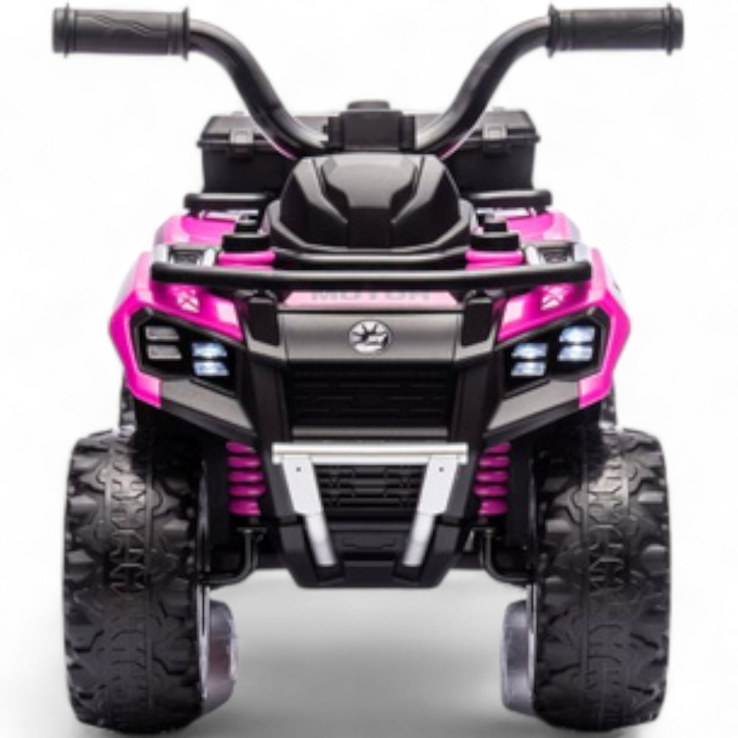 Mini Moto 4 Elétrica para Crianças LITTLE EXPLORER 6v Rosa c/ RODAS DE BORRACHA