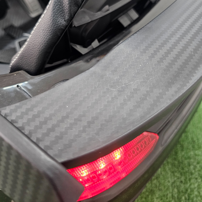 Carro Elétrico para Criança MERCEDES GTR MINI 12v BATERIA DE LITIO Preto c/ RODAS DE BORRACHA & ASSENTO EM PELE