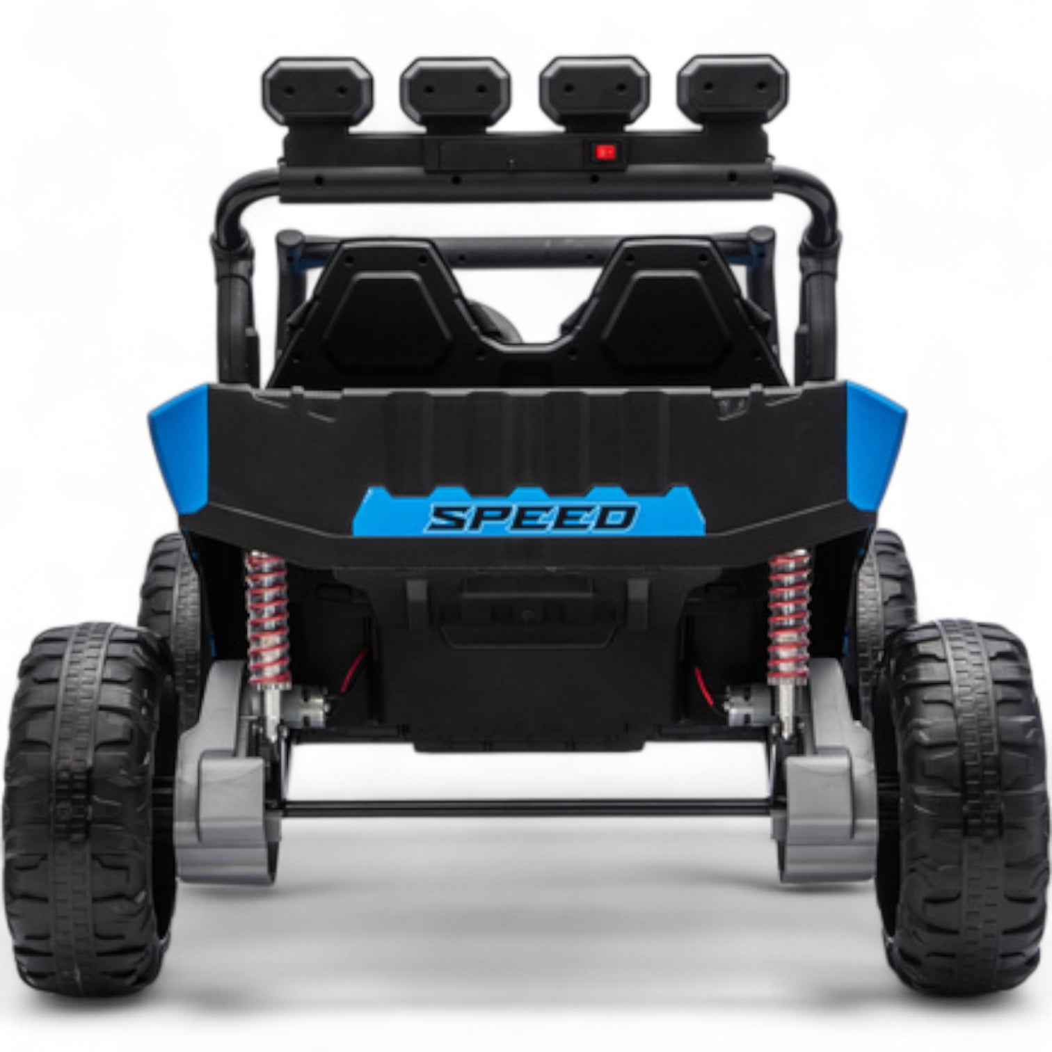 Carro Elétrico para Criança BUGGY TURBO SPORT 4x4 24v Azul c/ RODAS DE BORRACHA & ASSENTO EM PELE