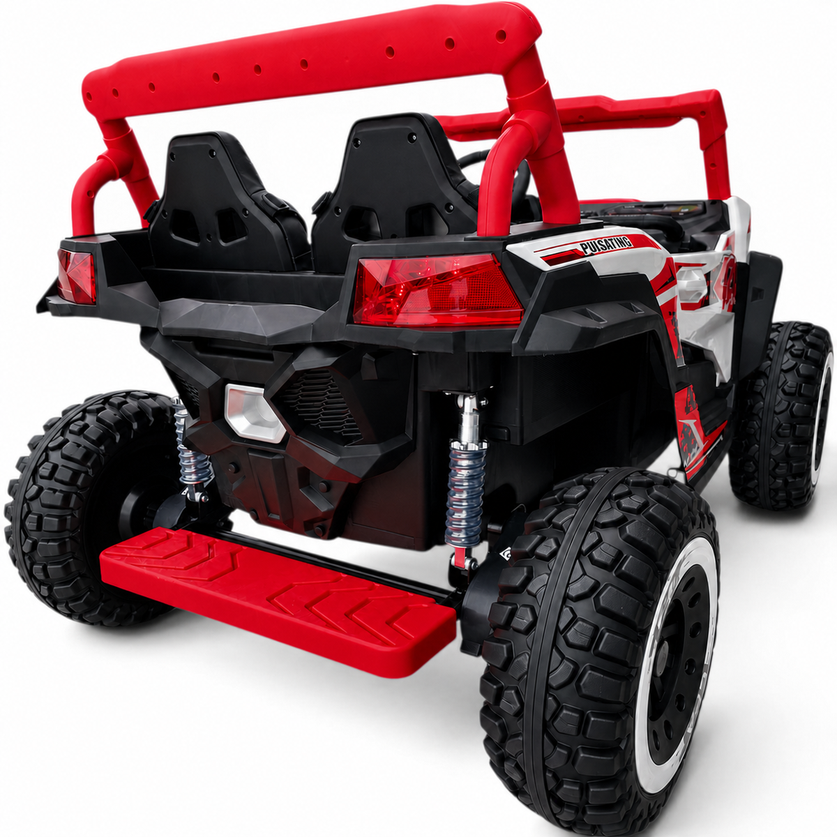 Buggy Pulsating 4x4 24V Vermelho – carro elétrico para criança (vista 3)