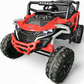 Carro Elétrico para Criança Buggy Speed Vermelho 4x4 12v c/ RODAS DE BORRACHA & ASSENTO EM PELE