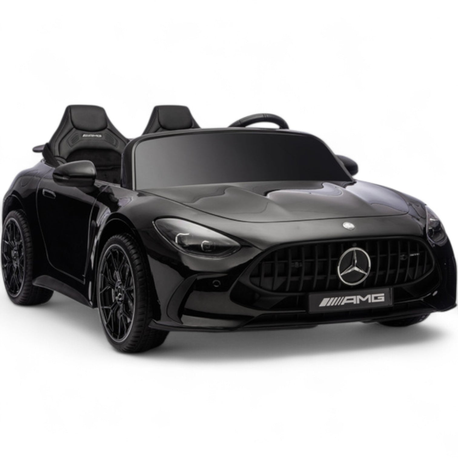 Carro Elétrico para Criança MERCEDES GT63 24v STRONG XXL Preto Metalizado c/ MP4, RODAS DE BORRACHA & ASSENTO EM PELE