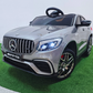 Carro Elétrico para Criança MERCEDES GLC63S 4x4 12v Cinza Metalizado c/ RODAS DE BORRACHA & ASSENTO EM PELE