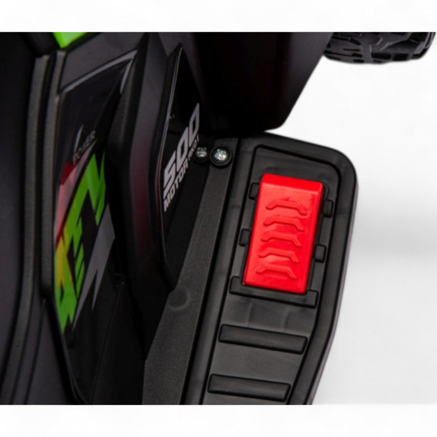 Mini Moto 4 Elétrica para Crianças LITTLE EXPLORER 6v Verde c/ RODAS DE BORRACHA