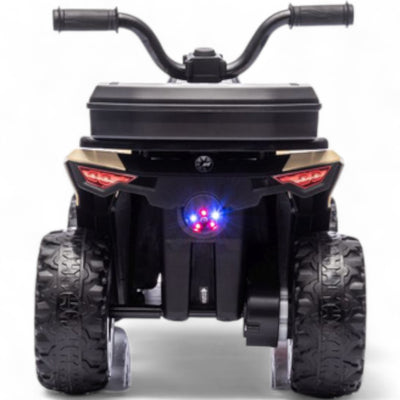 Mini Moto 4 Elétrica para Crianças LITTLE EXPLORER 6v Khaki c/ RODAS DE BORRACHA