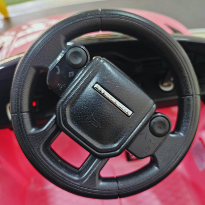 Carro Elétrico para Criança RANGE ROVER EVOQUE 12v Rosa c/ RODAS DE BORRACHA & ASSENTO EM PELE