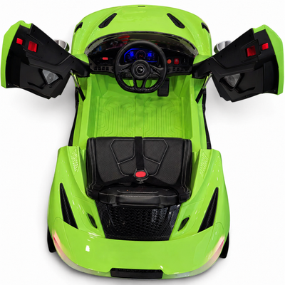 Carro Elétrico para Criança McLaren 765LT 12v Verde c/ RODAS DE BORRACHA & ASSENTO EM PELE