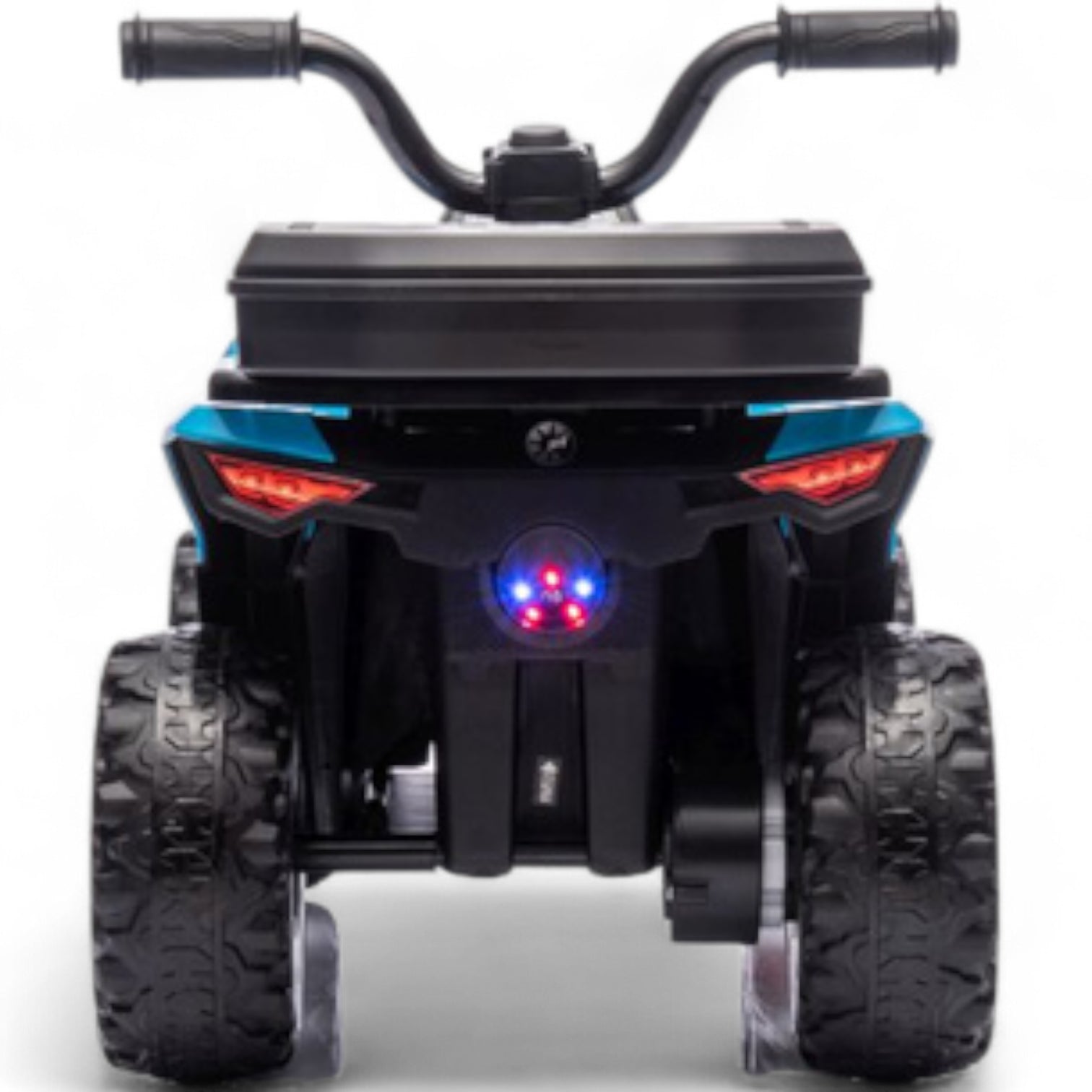 Mini Moto 4 Elétrica para Crianças LITTLE EXPLORER 6v Azul c/ RODAS DE BORRACHA