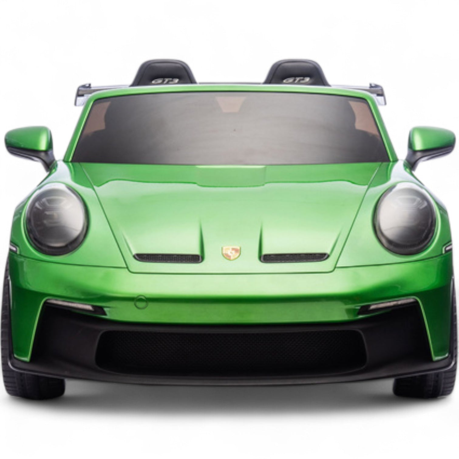 Carro Elétrico para Criança PORSCHE 911 GT3 24v 4x4 XXL Verde Metalizado c/ MP4, RODAS DE BORRACHA & ASSENTO EM PELE E VELUDO