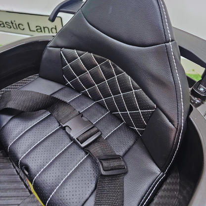 Carro Elétrico para Criança MERCEDES GTR MINI 12v BATERIA DE LITIO Preto c/ RODAS DE BORRACHA & ASSENTO EM PELE