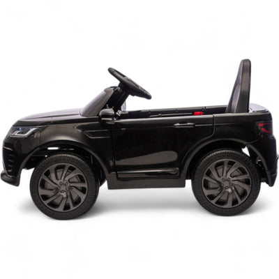 Carro Elétrico para Criança RANGE ROVER DISCOVERY 12v Preto c/ RODAS DE BORRACHA & ASSENTO EM PELE