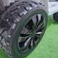 Carro Elétrico para Criança SPEED WRANGLER 4x4 Branco 12v c/ RODAS DE BORRACHA & ASSENTO EM PELE