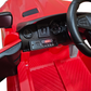 Carro Elétrico para Criança MERCEDES GTR MINI 12v Vermelho c/ RODAS DE BORRACHA & ASSENTO EM PELE