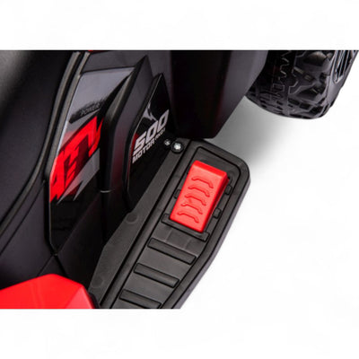 Mini Moto 4 Elétrica para Crianças LITTLE EXPLORER 6v Vermelha c/ RODAS DE BORRACHA