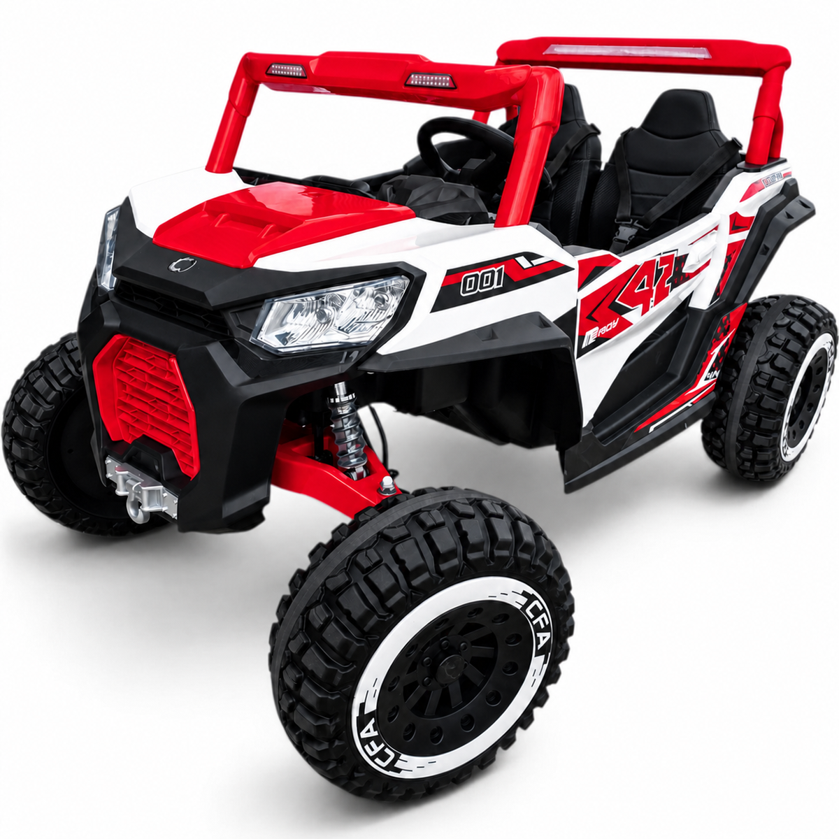Buggy Pulsating 4x4 24V Vermelho – carro elétrico para criança (vista 9)