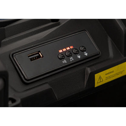 Carro Elétrico para Criança MAVERICK STYLE 4x4 12v Laranja c/ RODAS DE BORRACHA & ASSENTO EM PELE