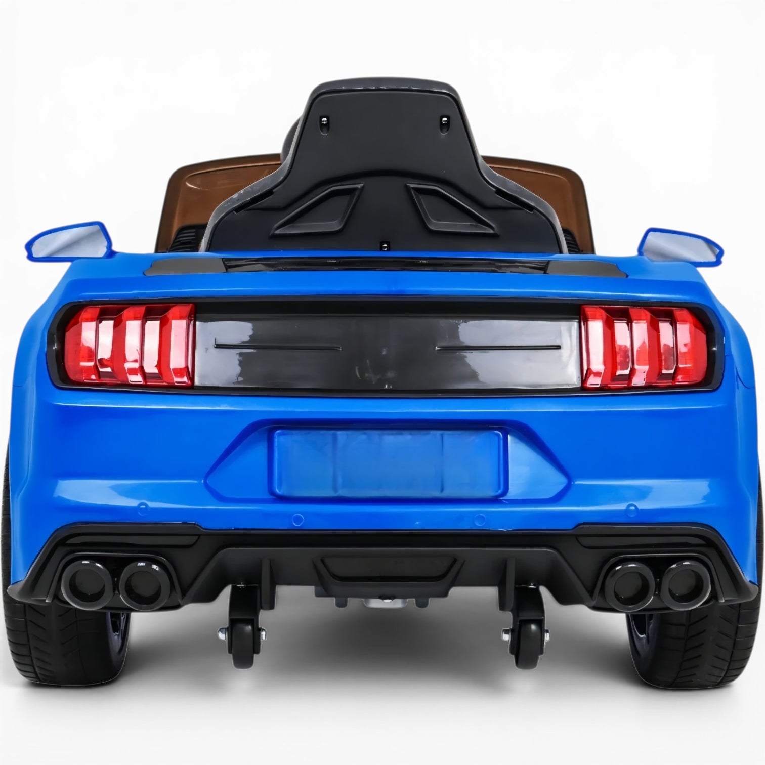 Carro Elétrico para Criança GT Style Azul Metalizado 12v c/ RODAS DE BORRACHA & ASSENTO EM PELE