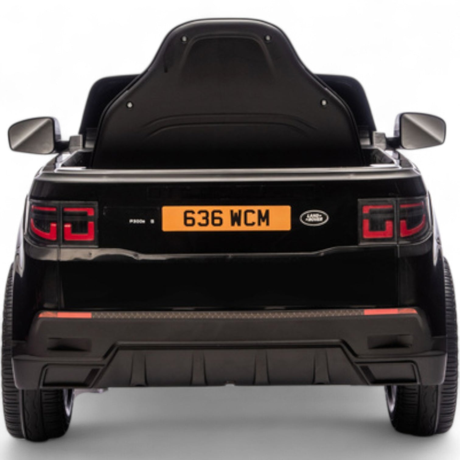 Carro Elétrico para Criança RANGE ROVER DISCOVERY 12v Preto c/ RODAS DE BORRACHA & ASSENTO EM PELE