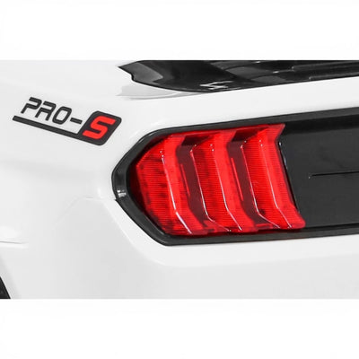 Carro Elétrico para Criança GT Style Branco 12v c/ RODAS DE BORRACHA & ASSENTO EM PELE