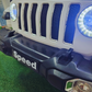 Carro Elétrico para Criança SPEED WRANGLER 4x4 Branco 12v c/ RODAS DE BORRACHA & ASSENTO EM PELE