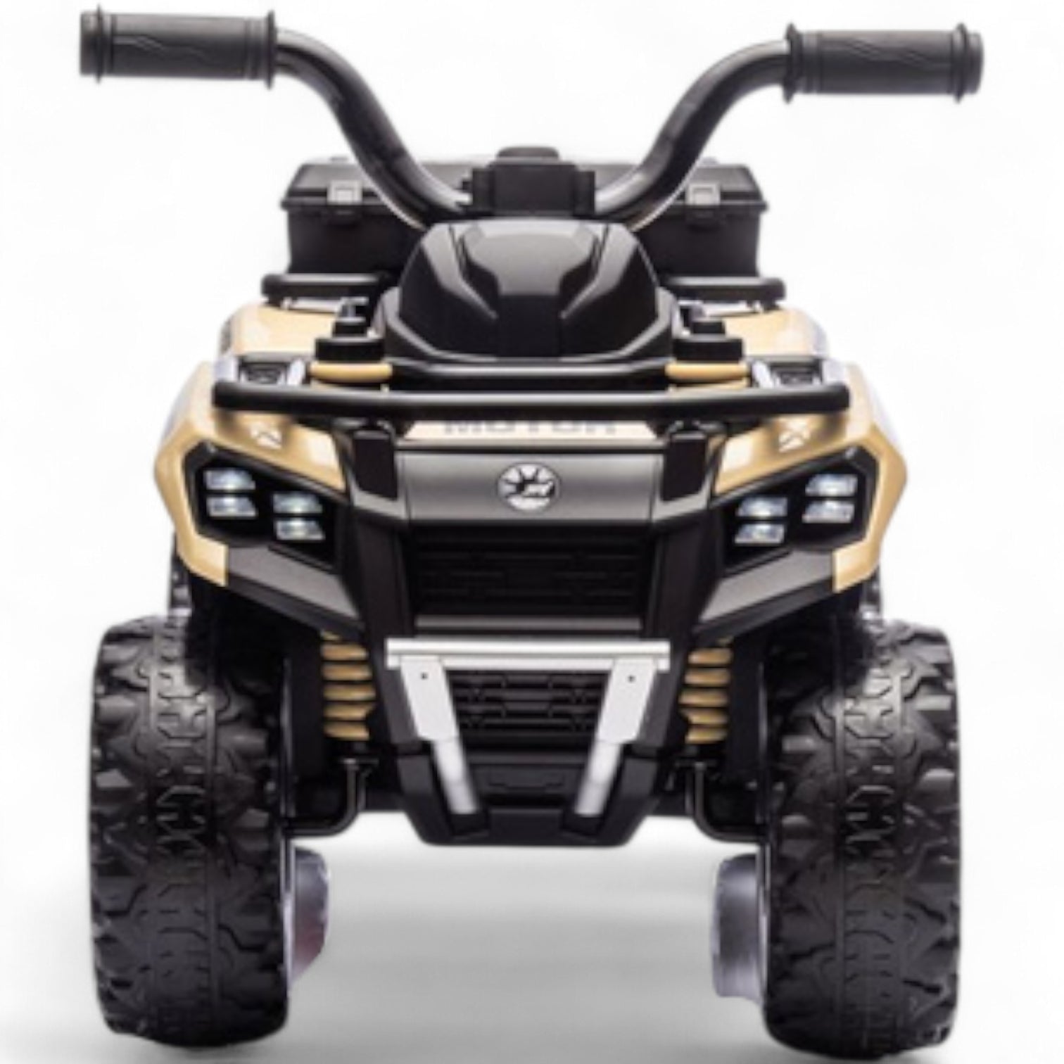Mini Moto 4 Elétrica para Crianças LITTLE EXPLORER 6v Khaki c/ RODAS DE BORRACHA