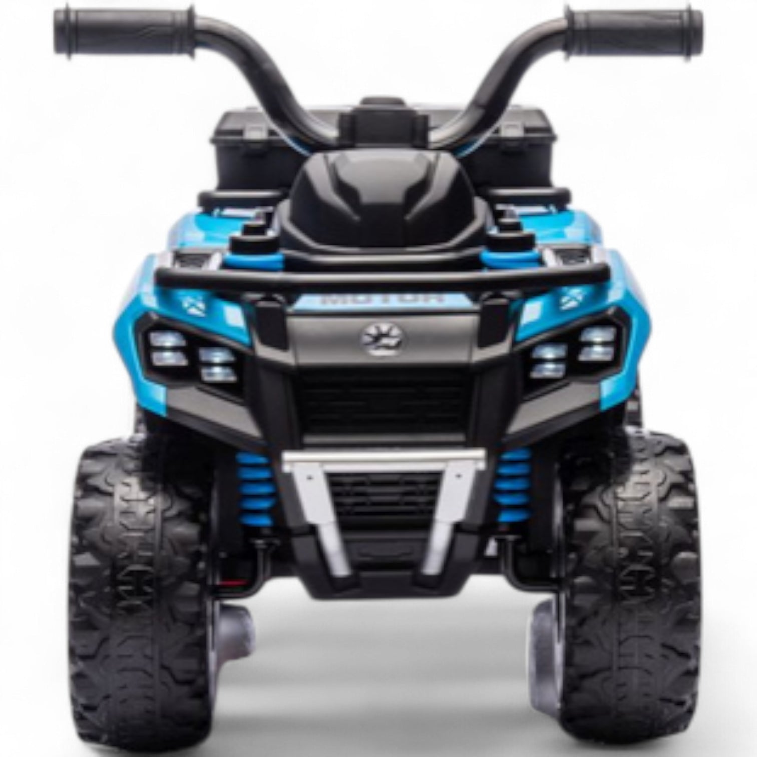 Mini Moto 4 Elétrica para Crianças LITTLE EXPLORER 6v Azul c/ RODAS DE BORRACHA