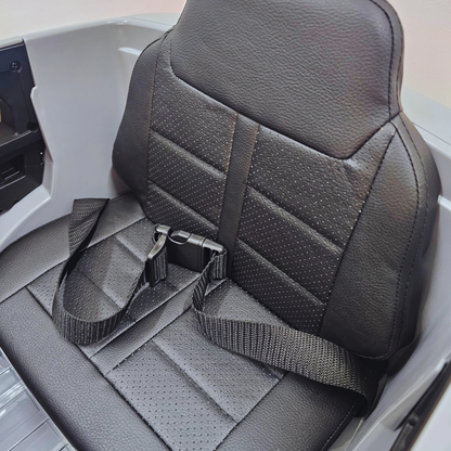 Carro Elétrico para Criança AUDI RS6 12v BATERIA DE LÍTIO Cinza c/ RODAS DE BORRACHA & ASSENTO EM PELE