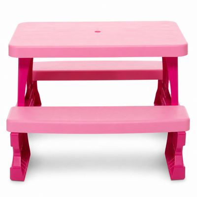 Mesa Infantil de Jardim com Bancos Rosa