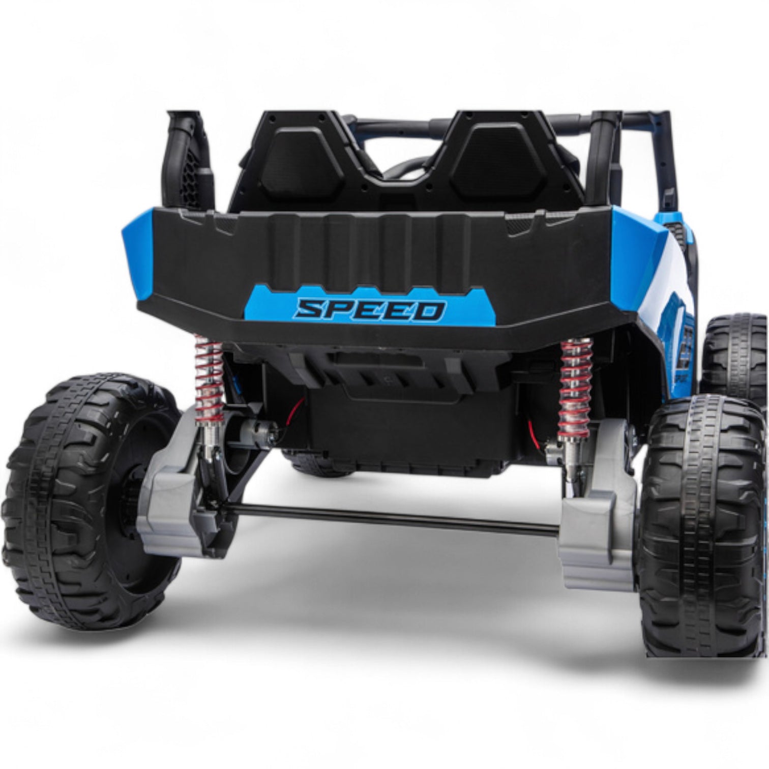 Carro Elétrico para Criança BUGGY TURBO SPORT 4x4 24v Azul c/ RODAS DE BORRACHA & ASSENTO EM PELE