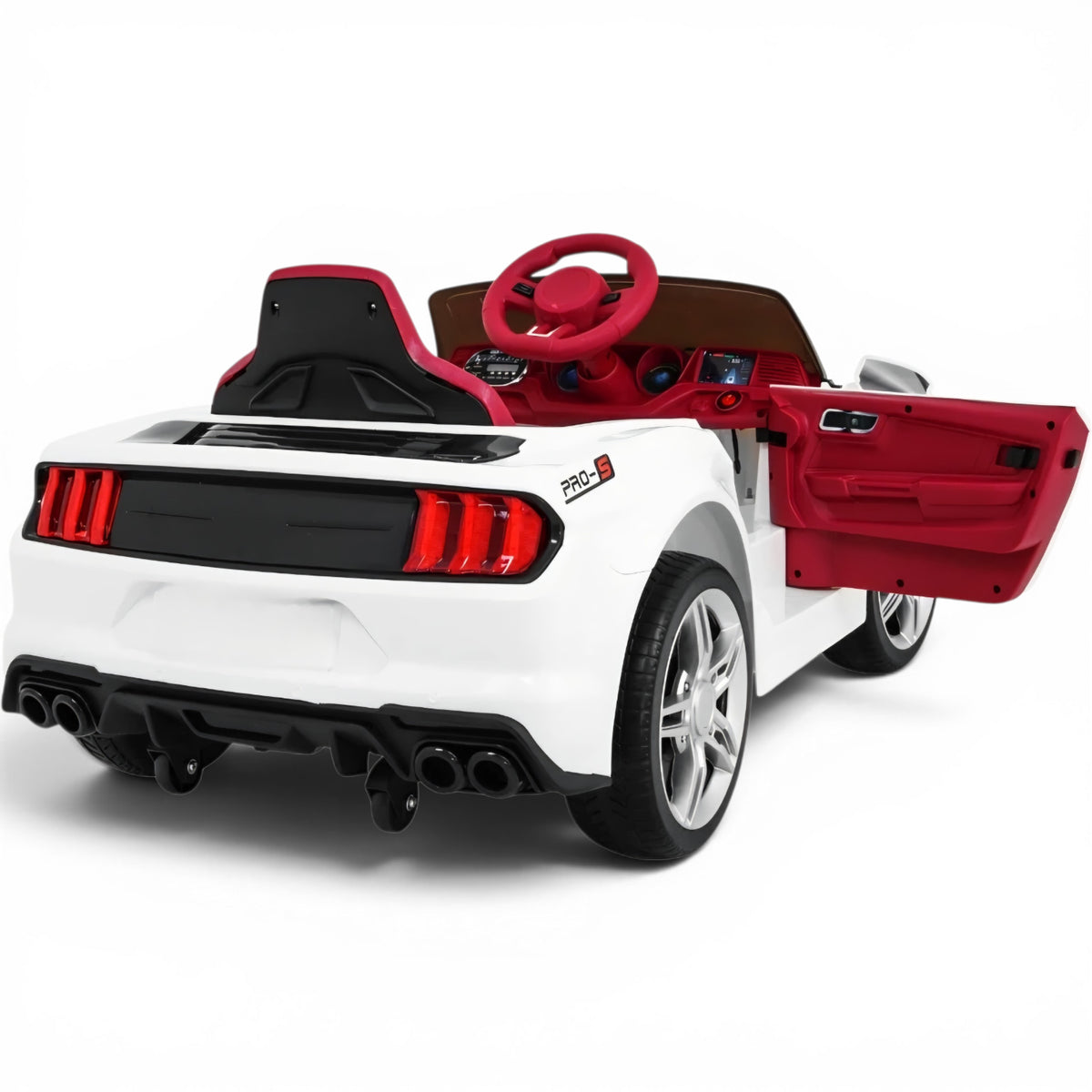GT Style 12V Branco – carro elétrico para criança (vista 5)