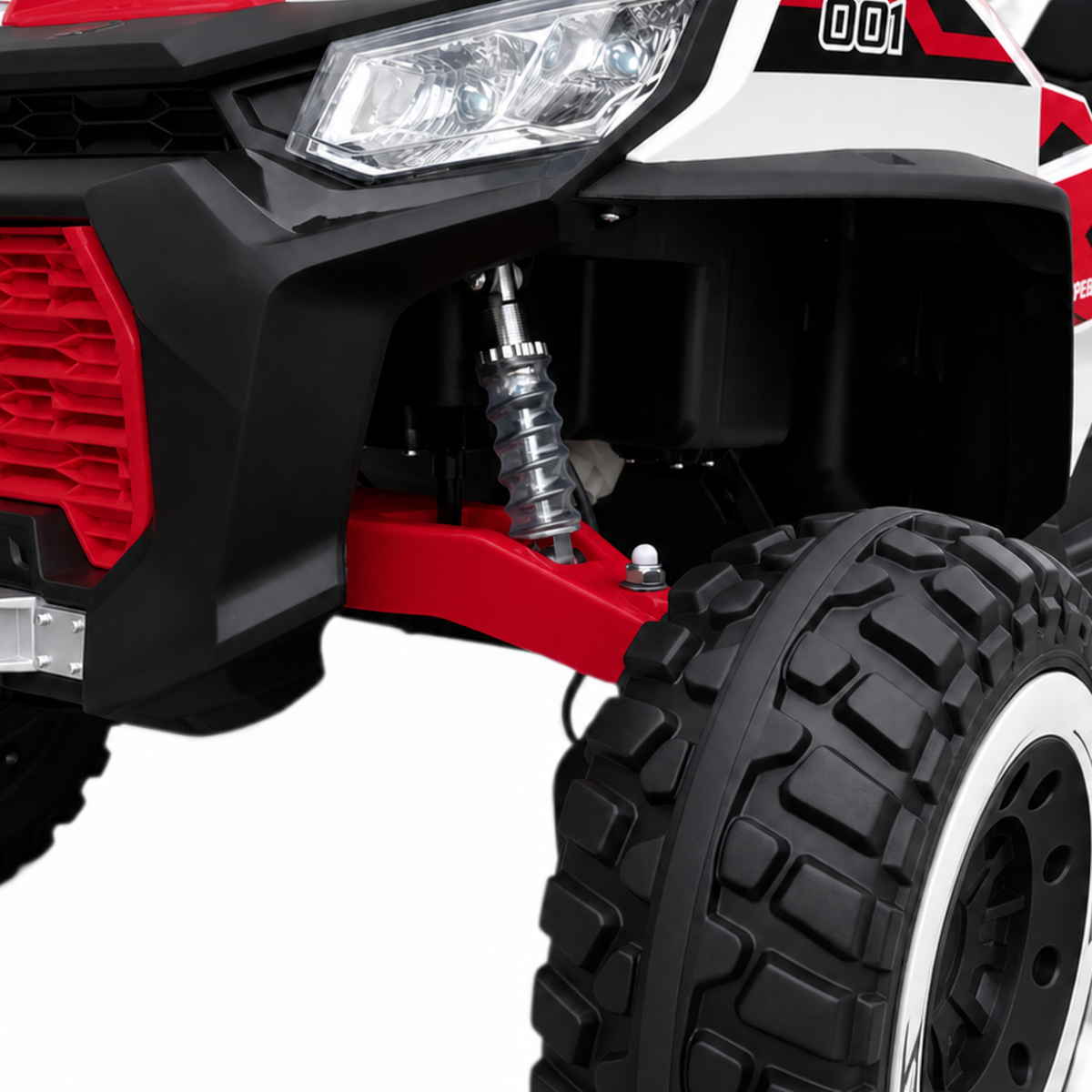 Buggy Pulsating 4x4 24V Vermelho – carro elétrico para criança (vista 6)