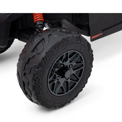 Carro Elétrico para Criança CAN-AM MAVERICK 4x4 24v Laranja c/ RODAS DE BORRACHA & ASSENTO EM PELE