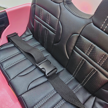 Carro Elétrico para Criança RANGE ROVER EVOQUE 12v Rosa c/ RODAS DE BORRACHA & ASSENTO EM PELE