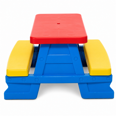 Mesa Infantil de Jardim com Bancos Azul