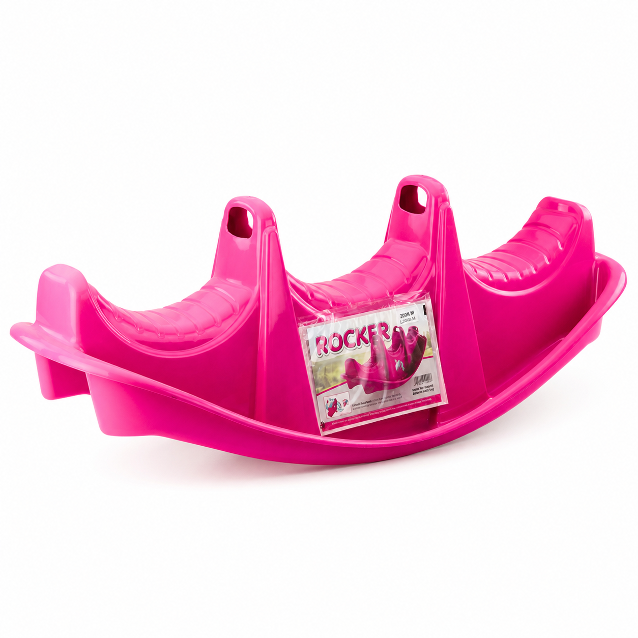 Baloiço Infantil Triplo Rosa