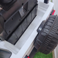 Carro Elétrico para Criança SPEED WRANGLER 4x4 Branco 12v c/ RODAS DE BORRACHA & ASSENTO EM PELE
