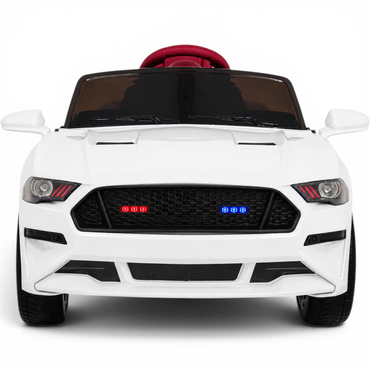 GT Style 12V Branco – carro elétrico para criança (vista 2)