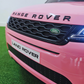 Carro Elétrico para Criança RANGE ROVER EVOQUE 12v Rosa c/ RODAS DE BORRACHA & ASSENTO EM PELE
