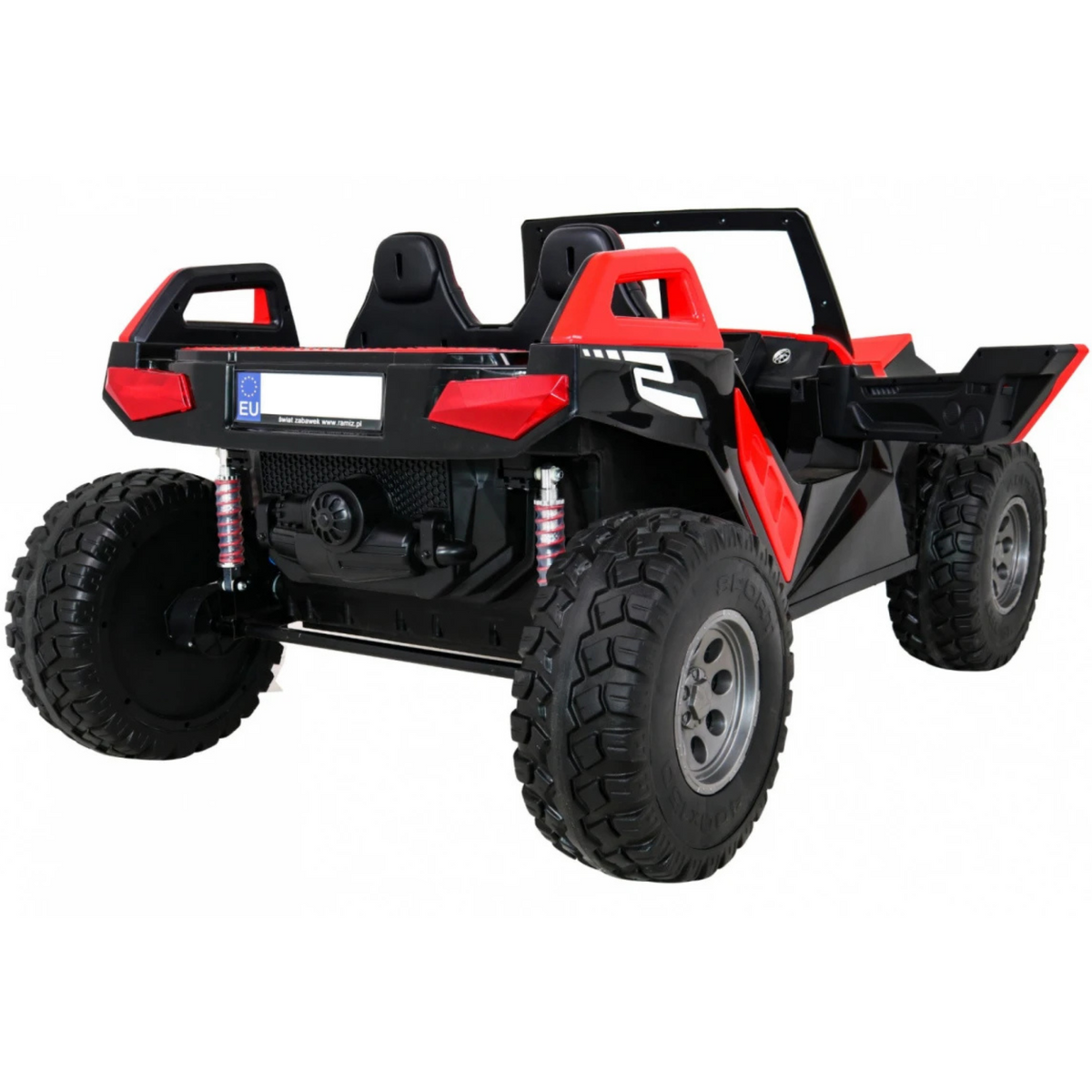 Buggy Clash 4x4 24V Vermelho – carro elétrico para criança (vista 5)