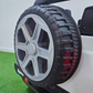 Carro Elétrico para Criança SPEED WRANGLER 4x4 Branco 12v c/ RODAS DE BORRACHA & ASSENTO EM PELE