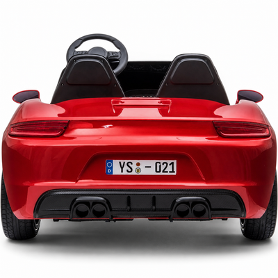 Carro elétrico para Criança PERFECTA XXL 24v Motor Brushless 180w 15km/h Vermelho Metalizado c/ RODAS DE BORRACHA & ASSENTO EM PELE