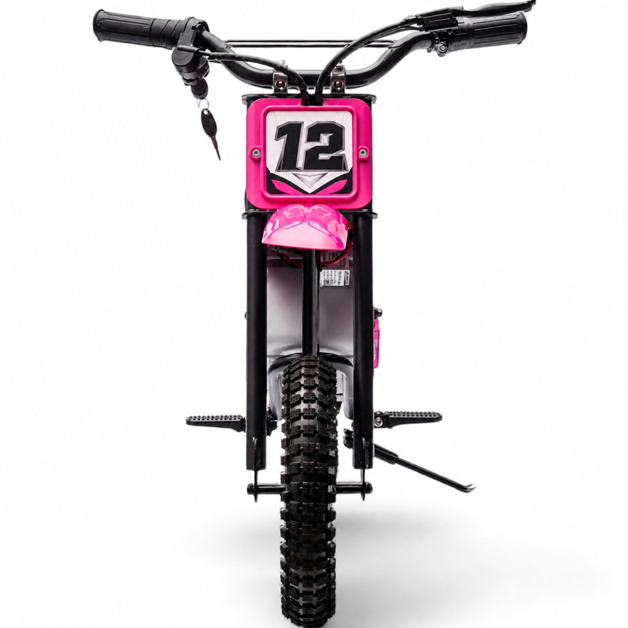 Mota Elétrica para Criança RAPTOR MX 36v Rosa c/ RODAS PNEUMÁTICAS E ASSENTO EM PELE