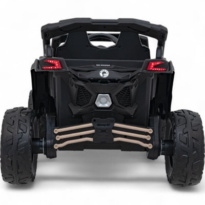 Carro Elétrico para Criança CAN-AM MAVERICK 4x4 24v Khaki c/ RODAS DE BORRACHA & ASSENTO EM PELE