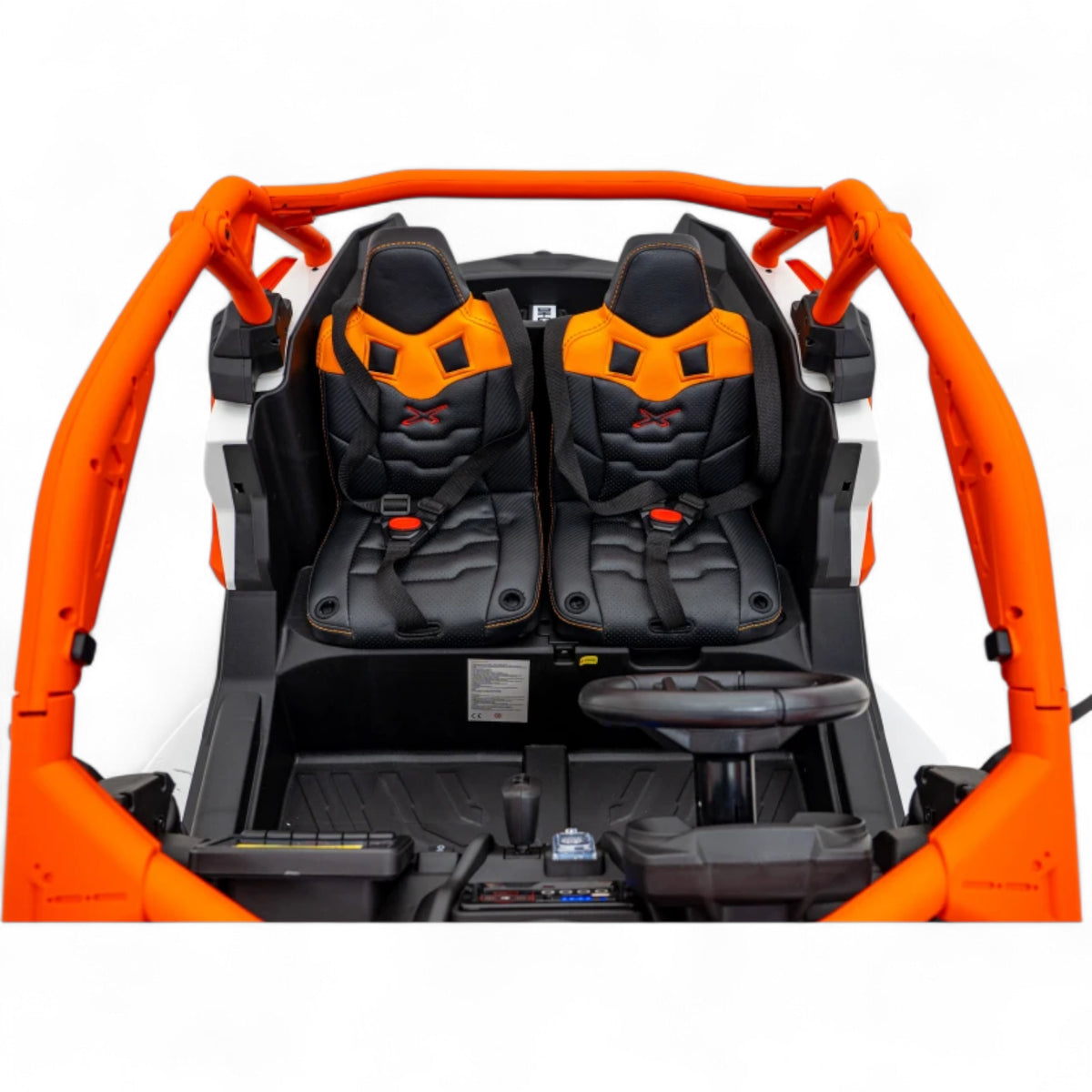 Can-Am Maverick Turbo RR 24V Laranja – carro elétrico para criança (vista 12)